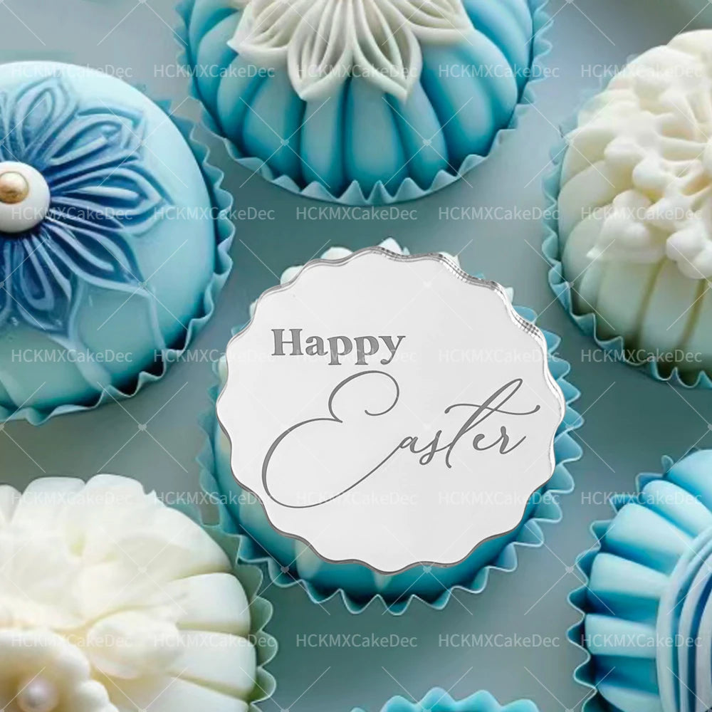 Easter Cupcake Toppers - Rabbit Cake Decor 5pc