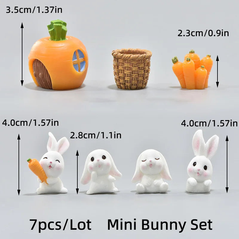 Easter Bunny Cake Topper - Birthday Party Decor 1pc