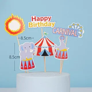 Bunny Cake Topper - Happy Birthday Kid Party Decor