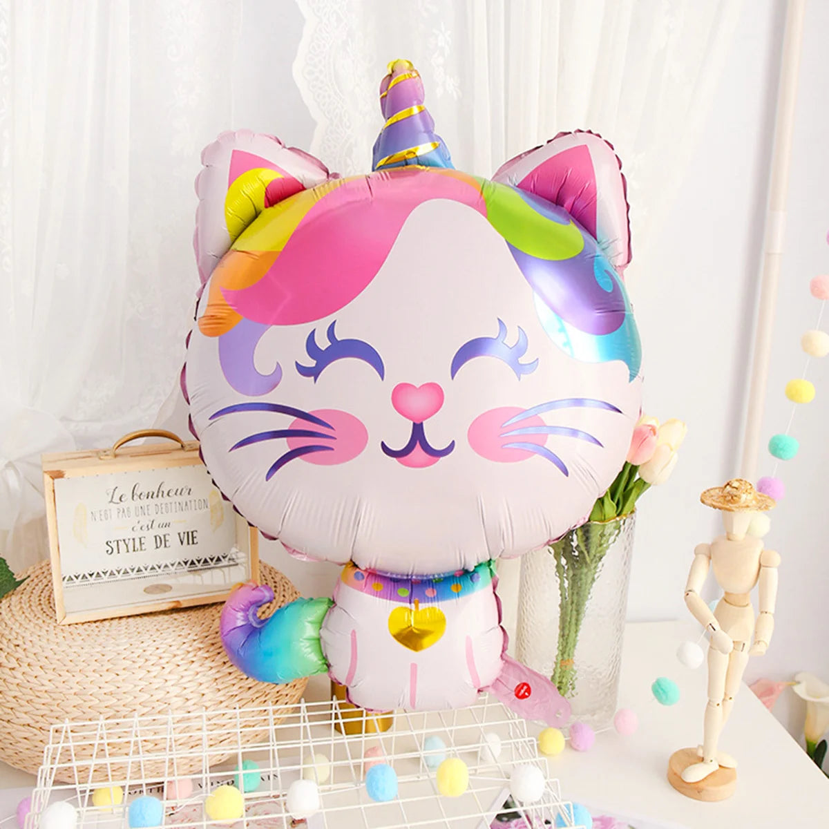 Unicorn Birthday Balloon - Cute Party Decor 1pc