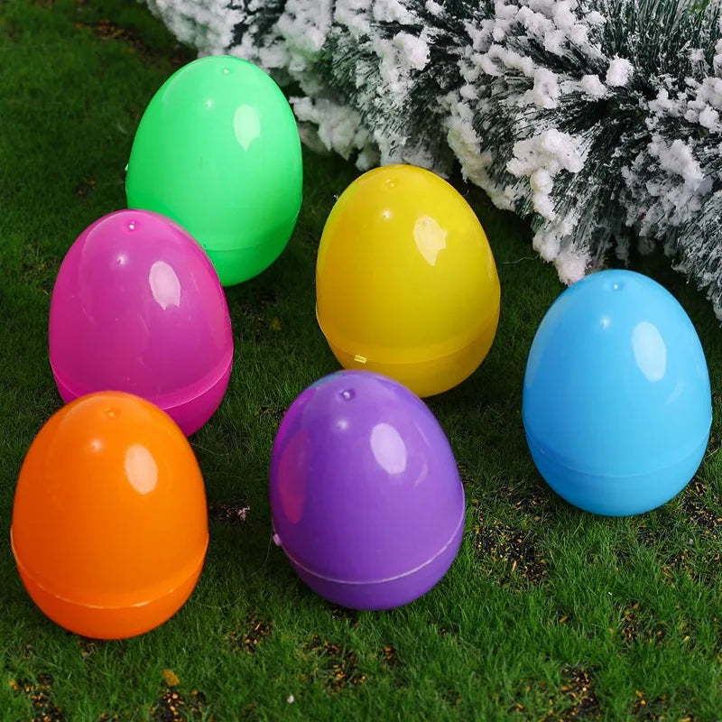 Easter Eggs Fillable Plastic Egg Kids Toy Easter Party Hunt 10PCS