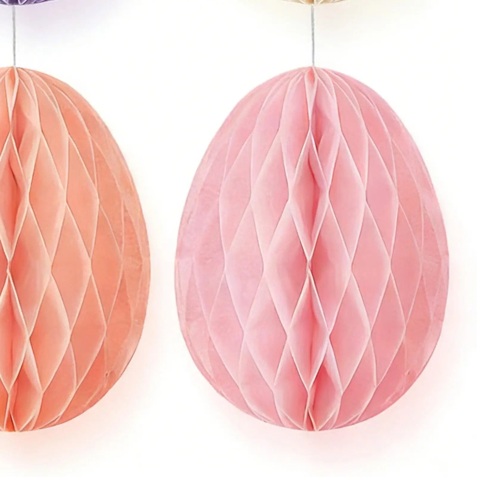 Easter Paper Ball Ornament - Easter Egg Decor 12pc