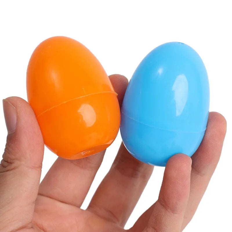 Easter Eggs Fillable Plastic Egg Kids Toy Easter Party Hunt 10PCS