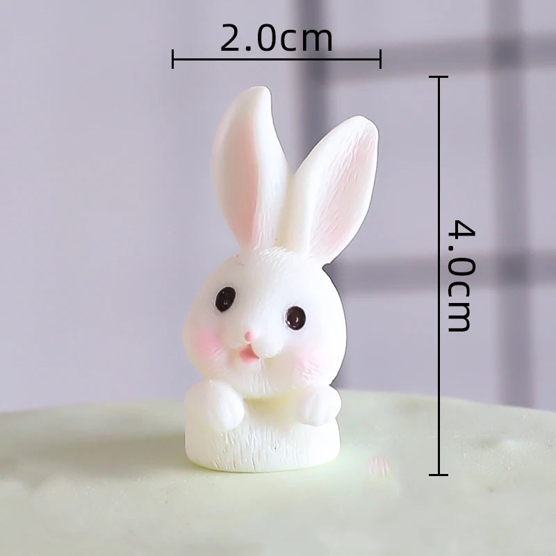 Easter Bunny Cake Topper - Birthday Party Decor 1pc