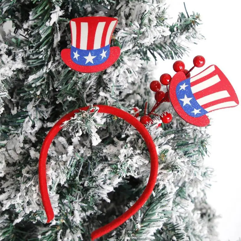 Patriotic Hair Accessories - Red White Blue Headbands