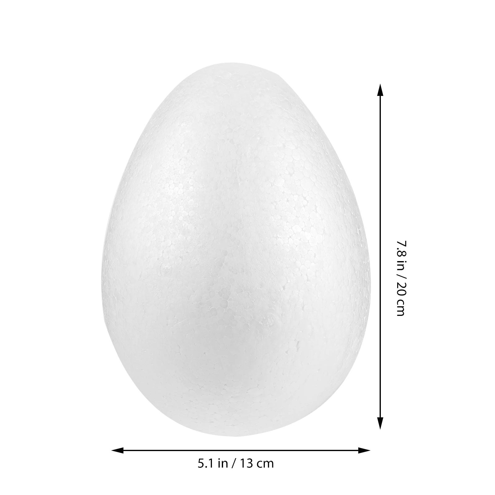 Easter Decorations Foam Eggs DIY Craft Supplies 2pc