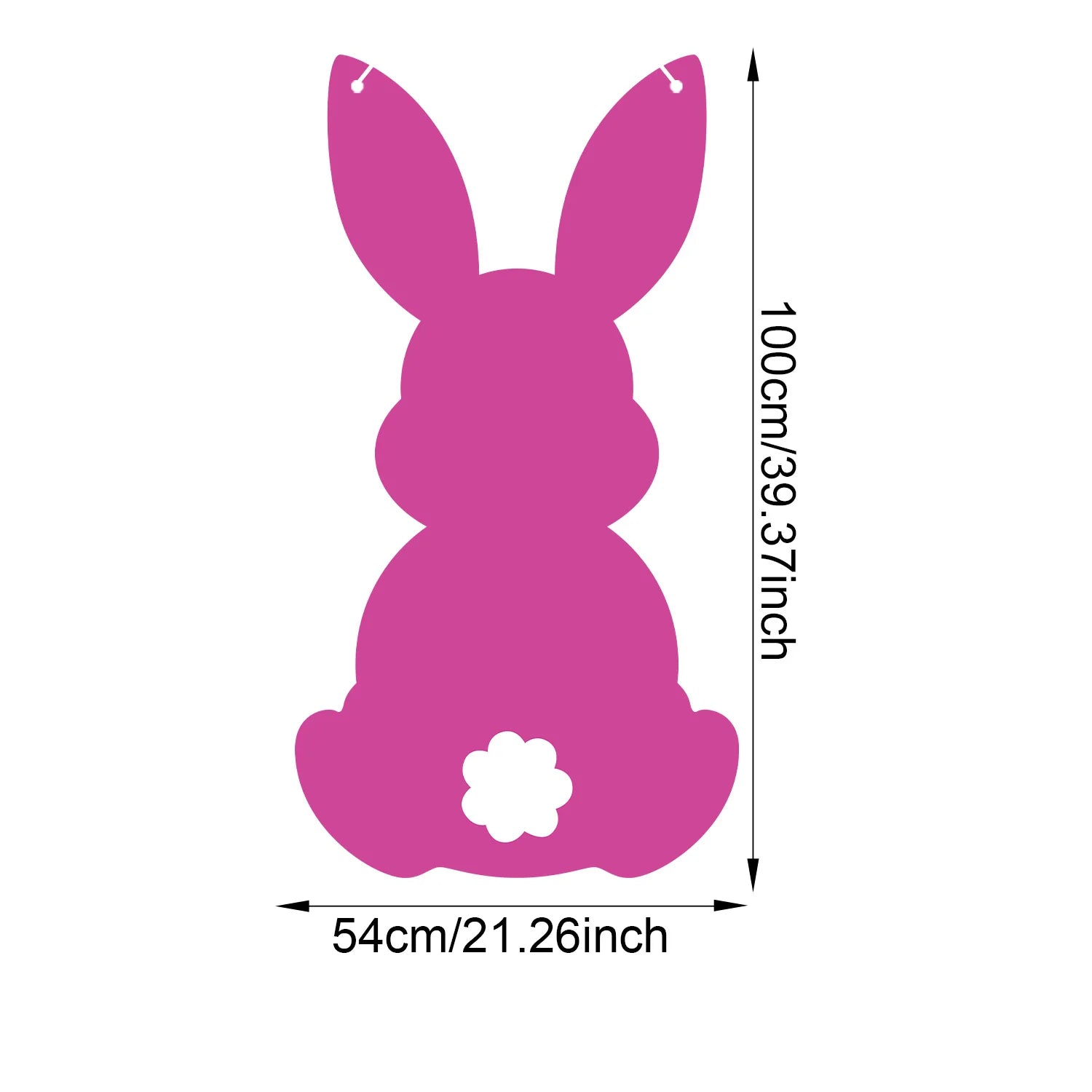 Easter Bunny Background Cloth - Easter Decoration 2D