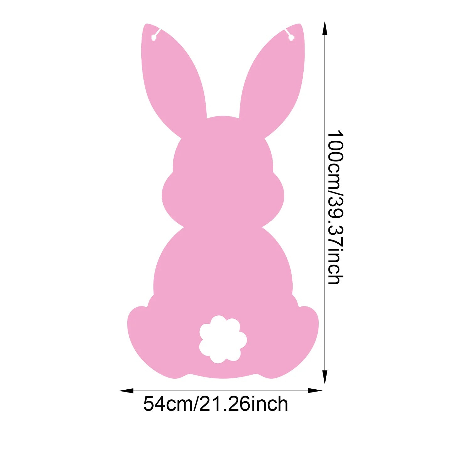 Easter Bunny Background Cloth - Easter Decoration 2D