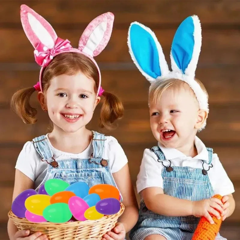 Easter Eggs Fillable Plastic Egg Kids Toy Easter Party Hunt 10PCS