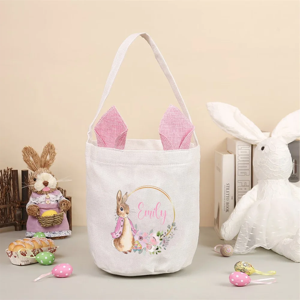 Easter Bunny Tote Bag - Easter Party Supplies 1pc