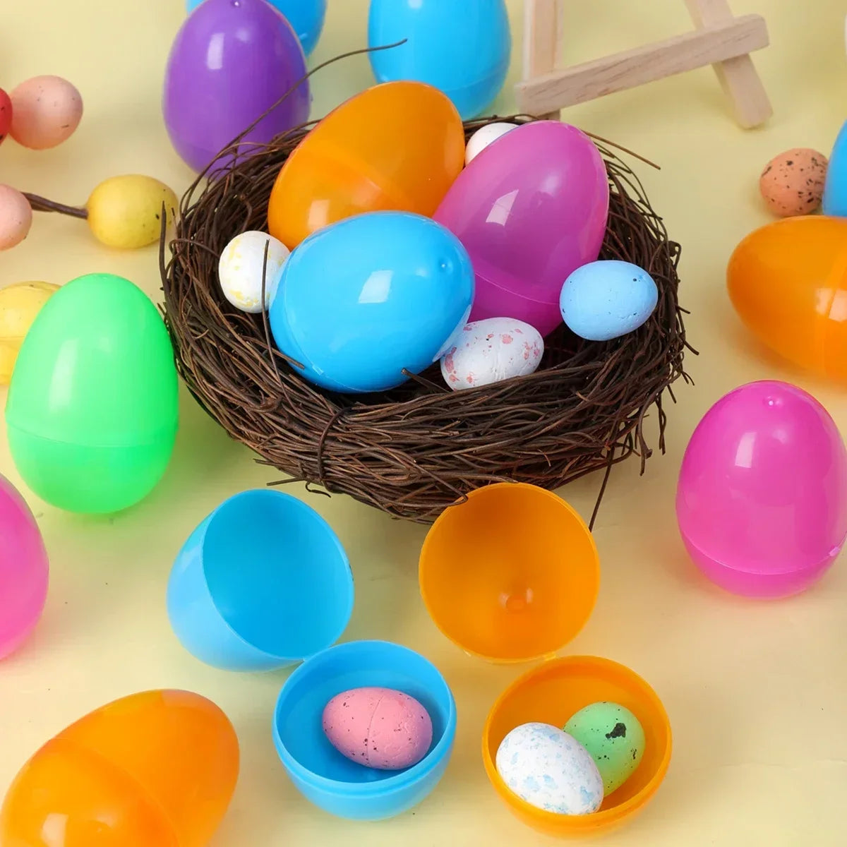 Easter Eggs Fillable Plastic Egg Kids Toy Easter Party Hunt 10PCS