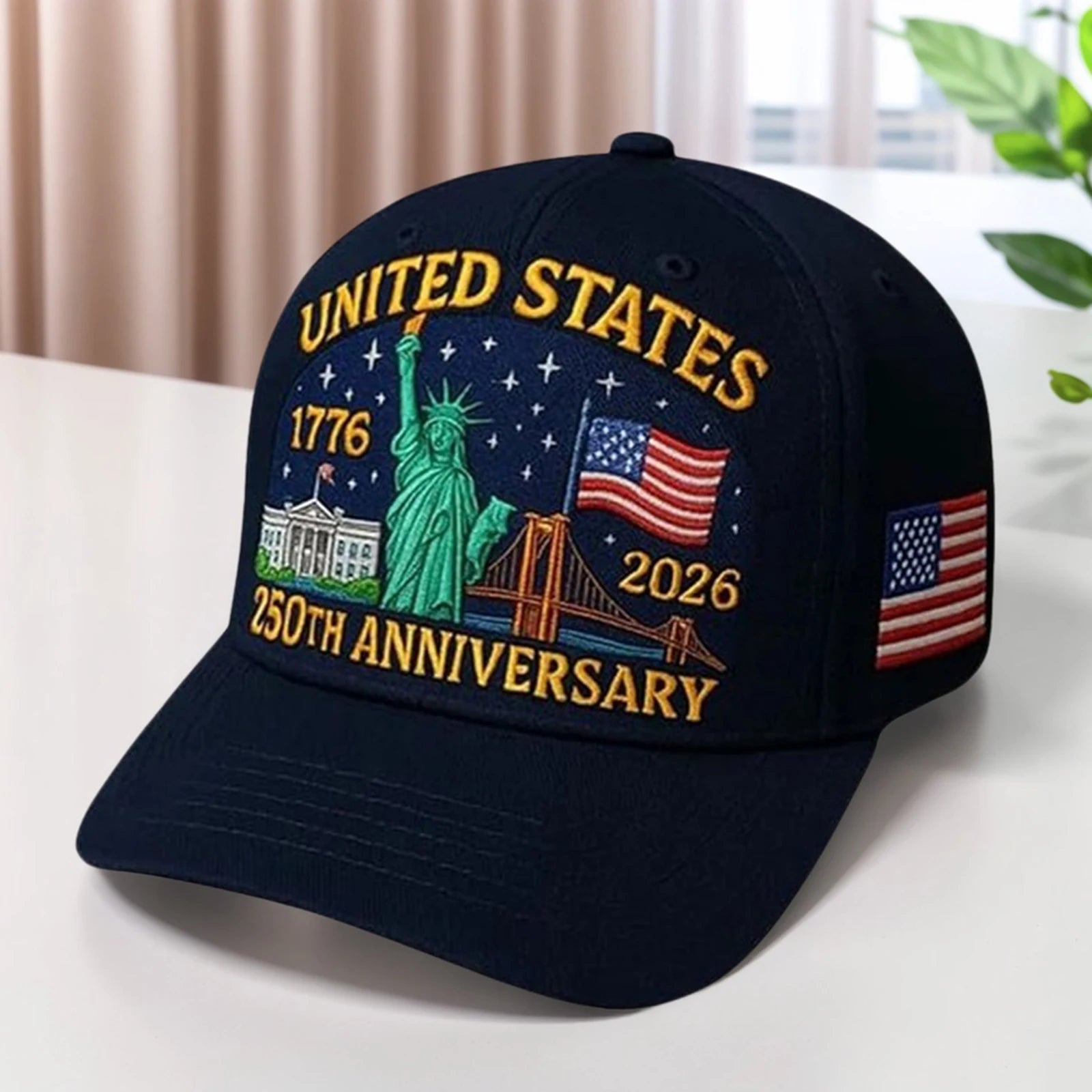 Patriotic Cap - Retro 250th Anniversary USA Hat