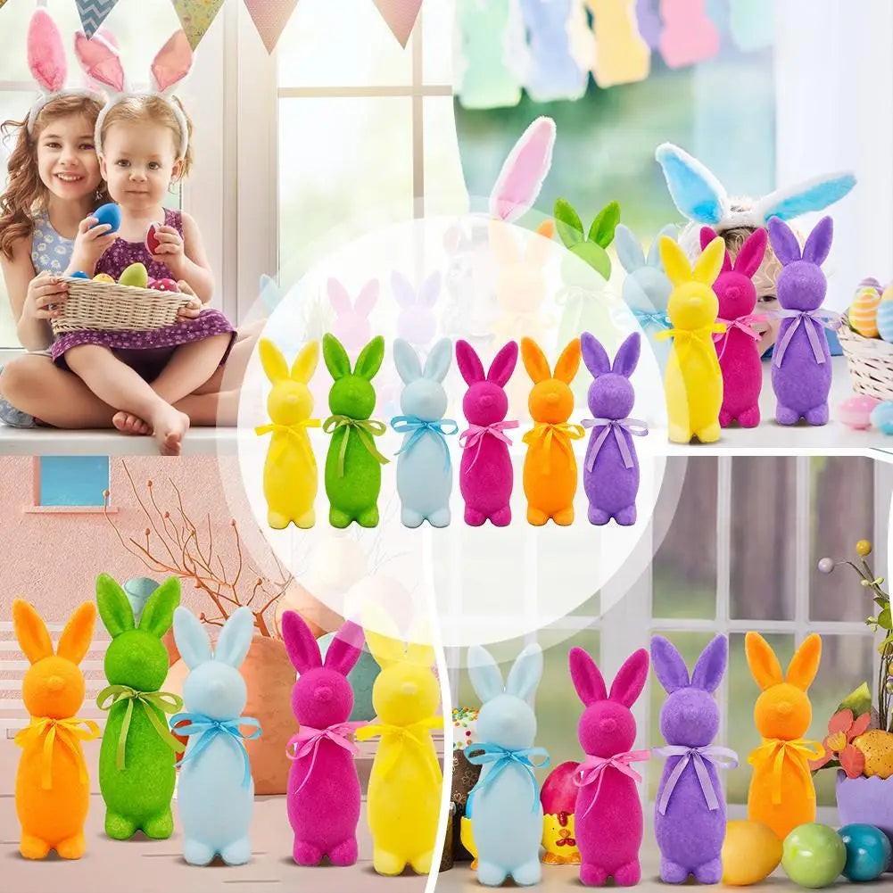 Easter Bunny Figurine - Easter Tabletop Decor 1pc