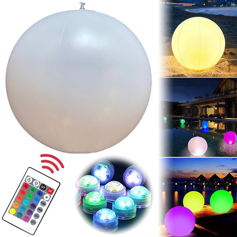 Pool Lights - Colorful LED Floating Ball 16 Colors