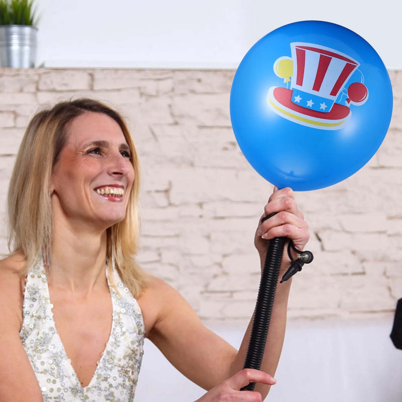 Fourth of July Balloons - Red White Blue Latex Decorations