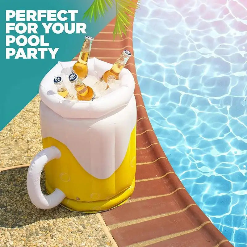 Inflatable Beer Cooler - Funny Hawaiian Summer Party