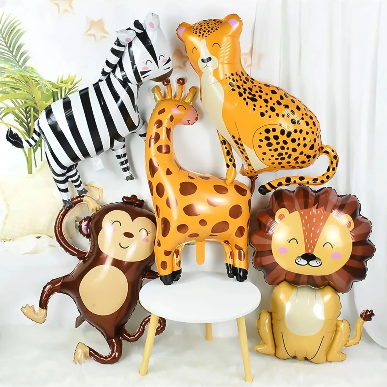 Jungle Animal Balloon - Birthday Party Decor 3pc