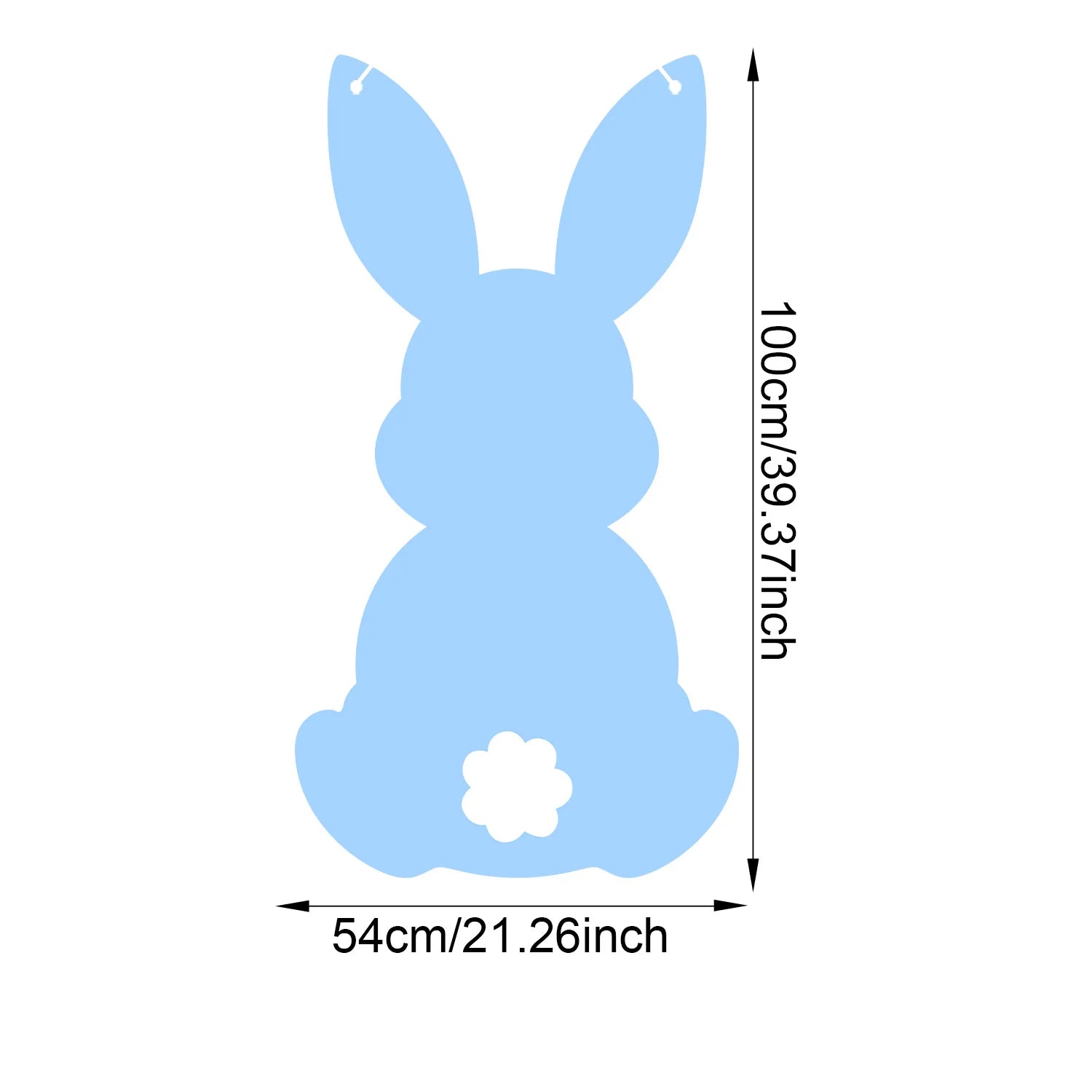 Easter Bunny Background Cloth - Easter Decoration 2D