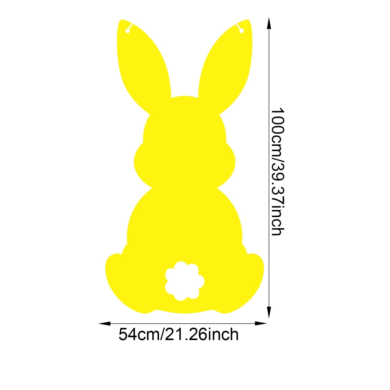 Easter Bunny Background Cloth - Easter Decoration 2D