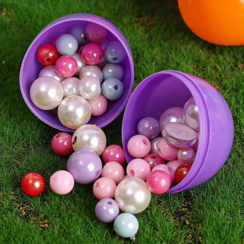 Easter Eggs Fillable Plastic Egg Kids Toy Easter Party Hunt 10PCS