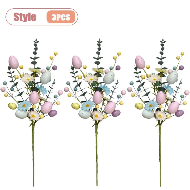 Easter Floral Stems Artificial Daisy - Spring Home Decor 1-10PCS