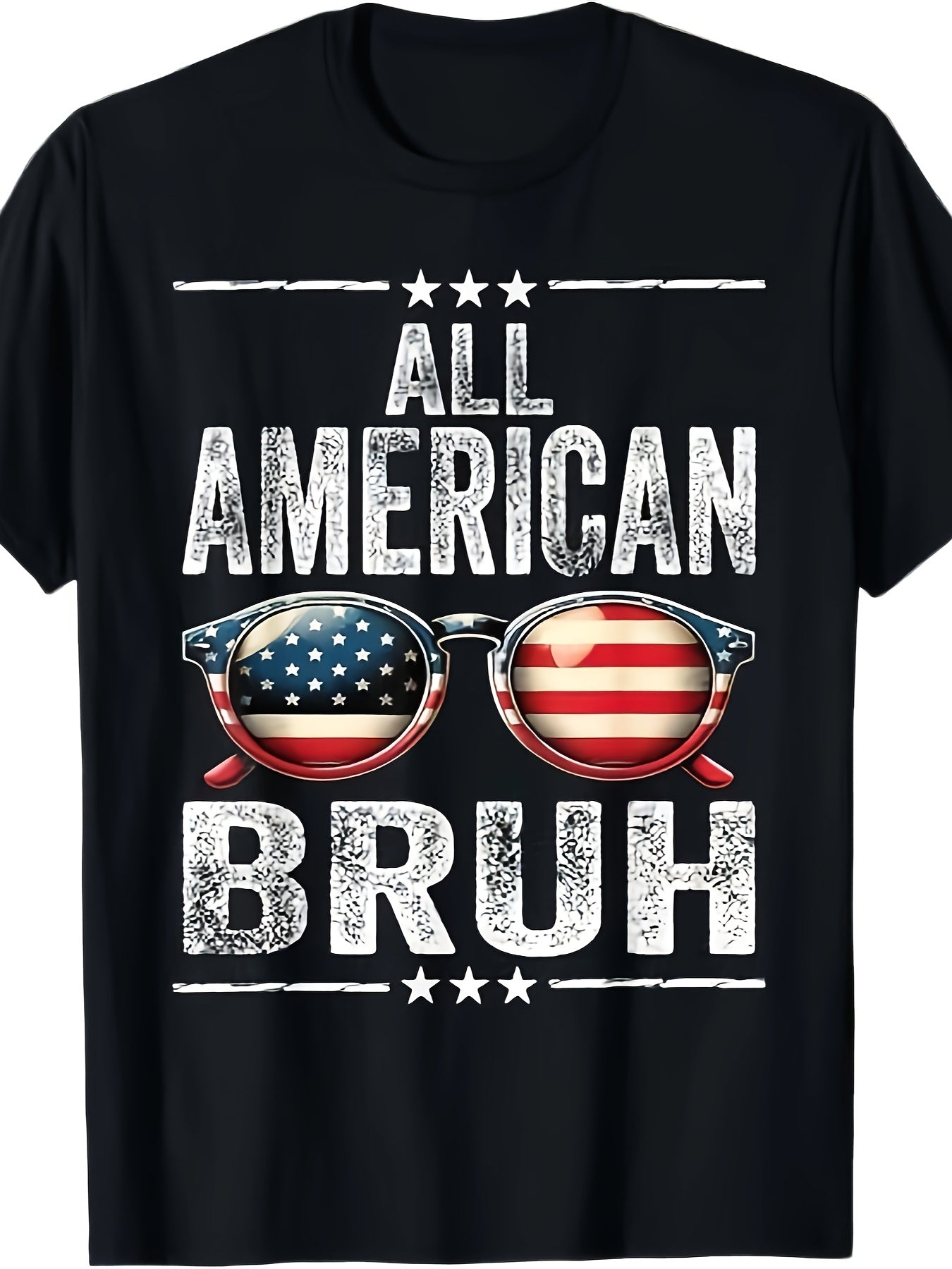 All American Bruh Kids Patriotic T-Shirt - Boys & Girls Cotton Tee