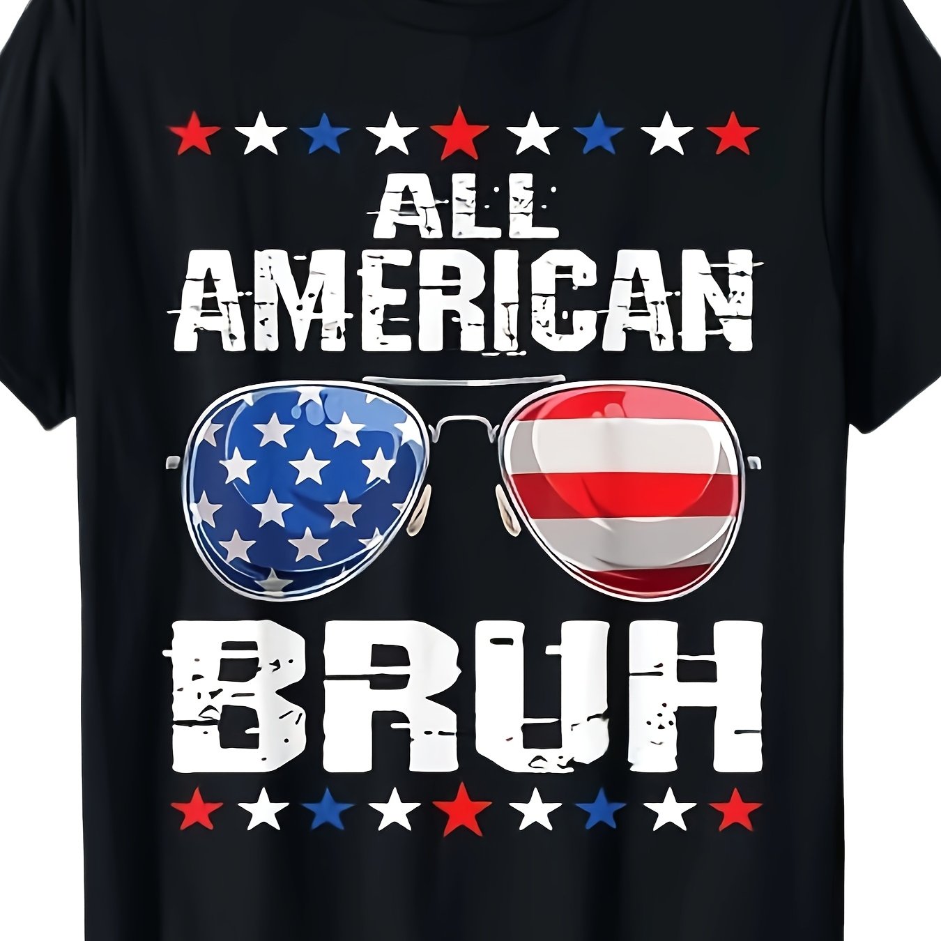All American Bruh Kids Patriotic T-Shirt - Boys & Girls Cotton Tee