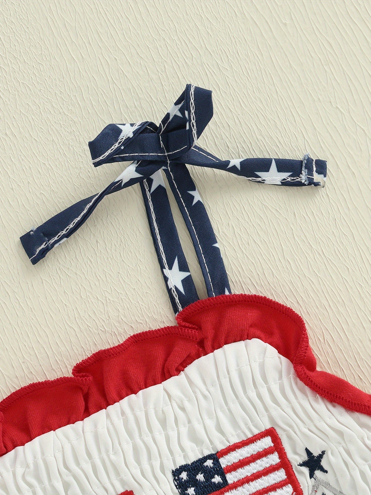 Kids Patriotic Shorts Set - Stars Print American Flag 4th