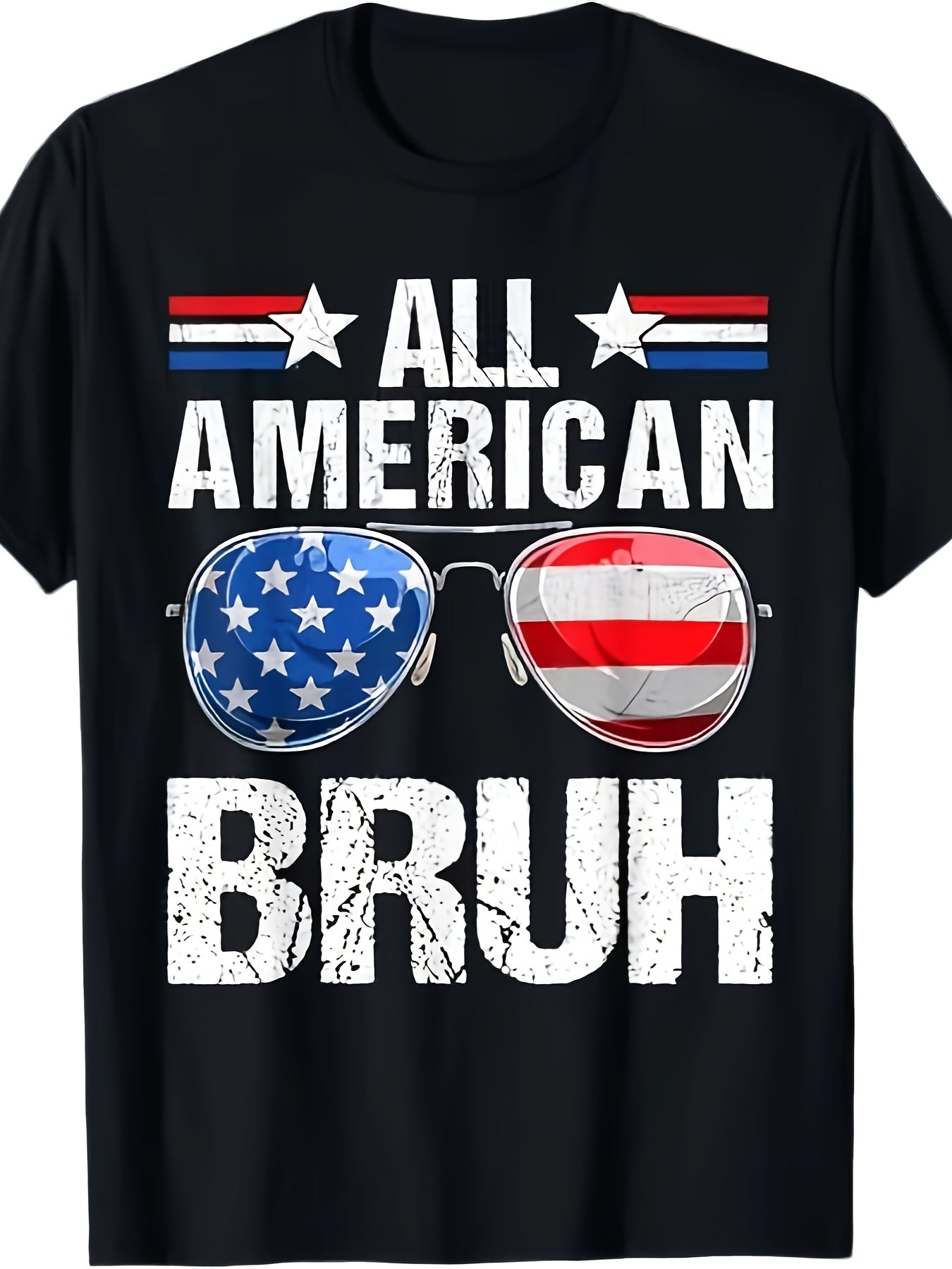 All American Bruh Kids Patriotic T-Shirt - Boys & Girls Cotton Tee