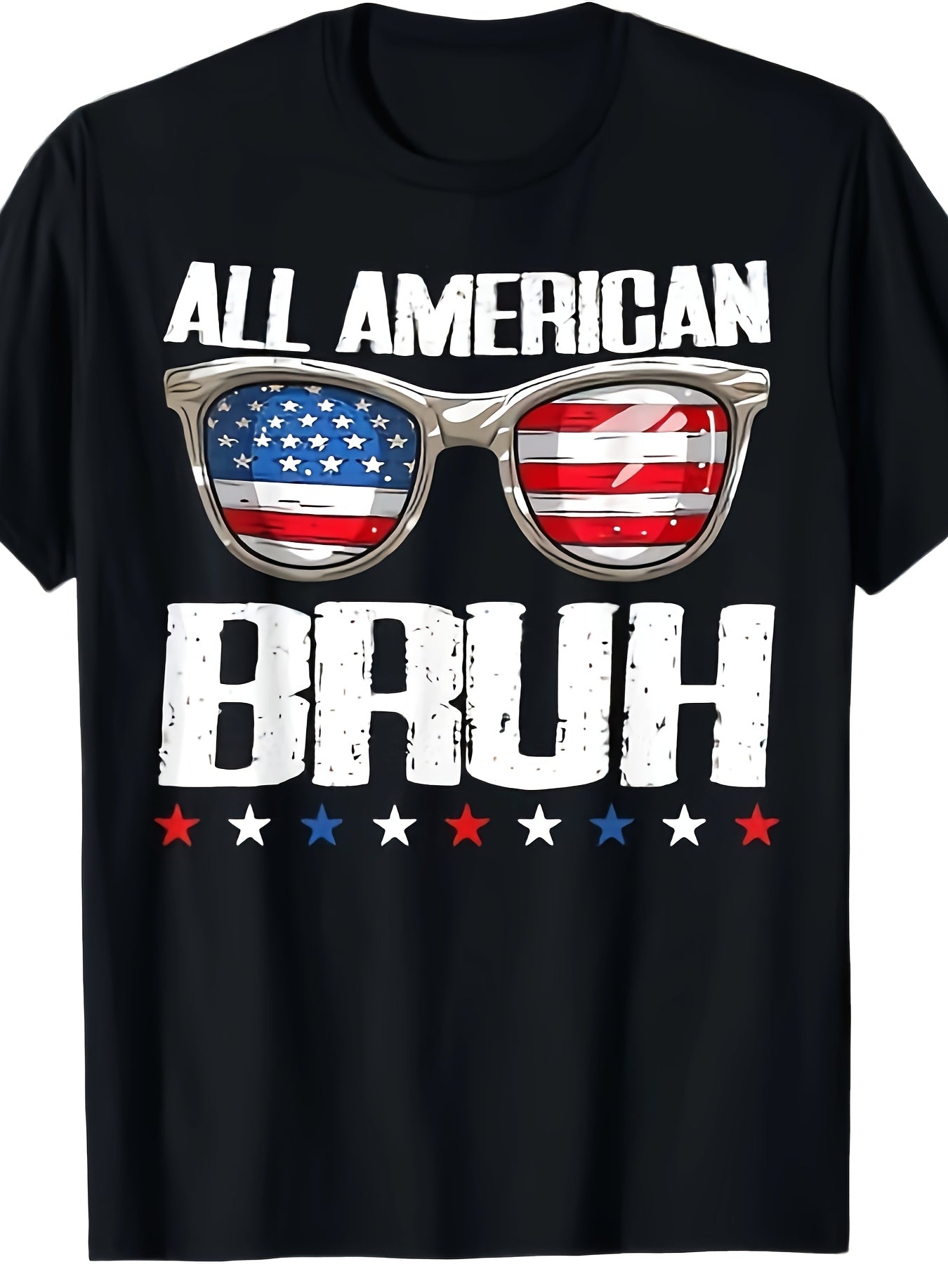 All American Bruh Kids Patriotic T-Shirt - Boys & Girls Cotton Tee