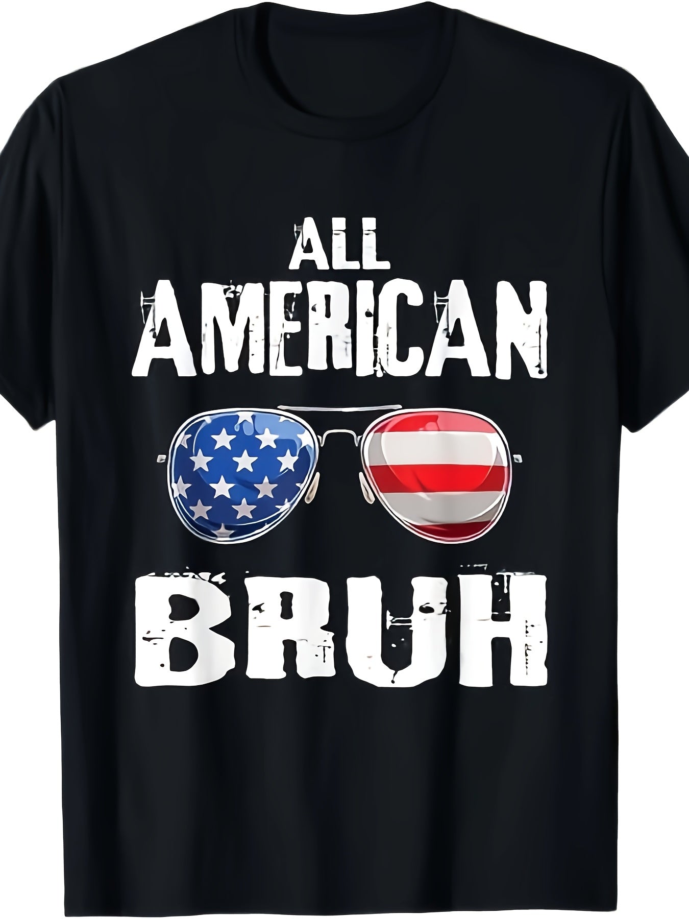 All American Bruh Kids Patriotic T-Shirt - Boys & Girls Cotton Tee