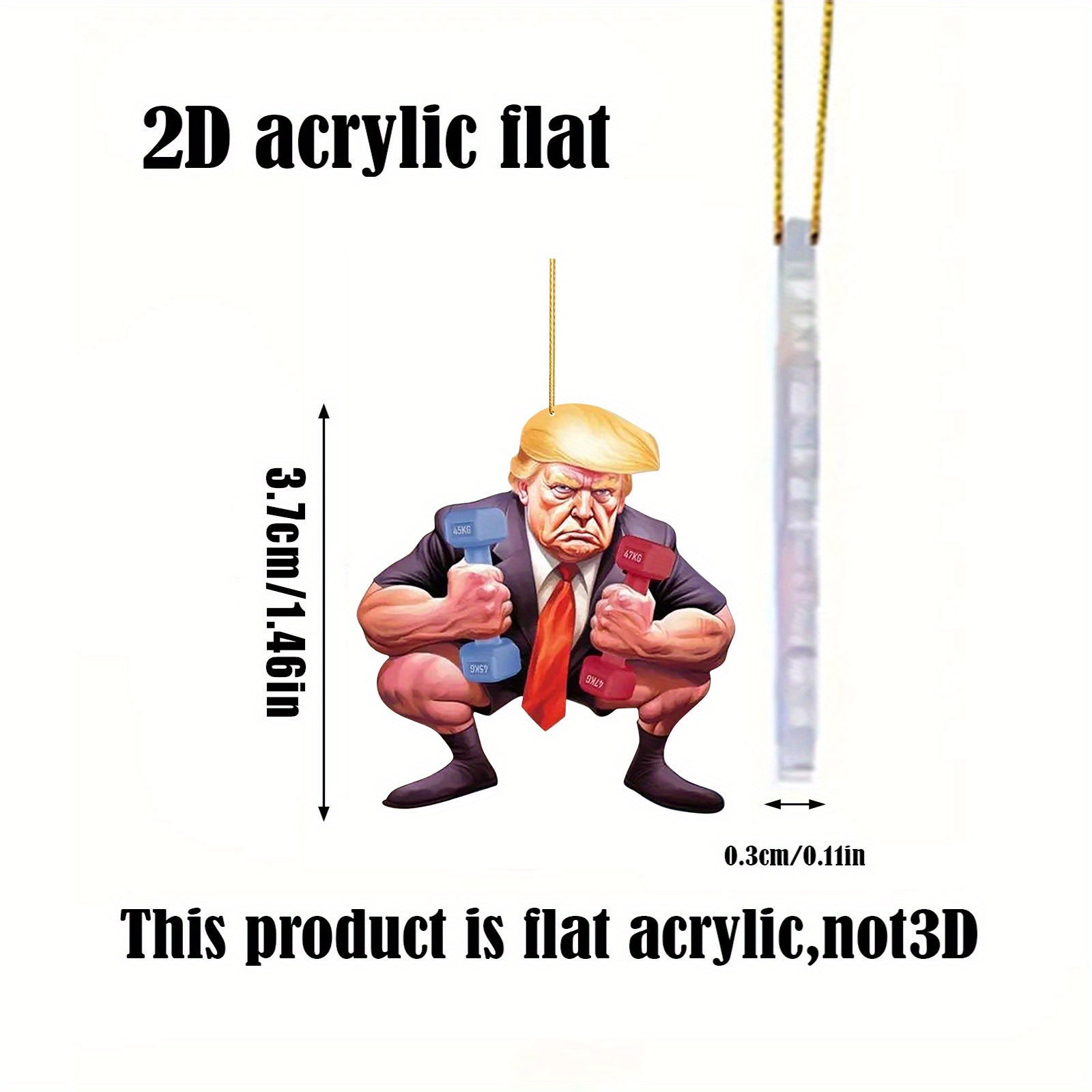 Trump Themed 24-Day Advent Countdown Calendar - Holiday Decor